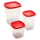 Set de Envases 6 Piezas Largos Varios Tamaños Easy Rubbermaid